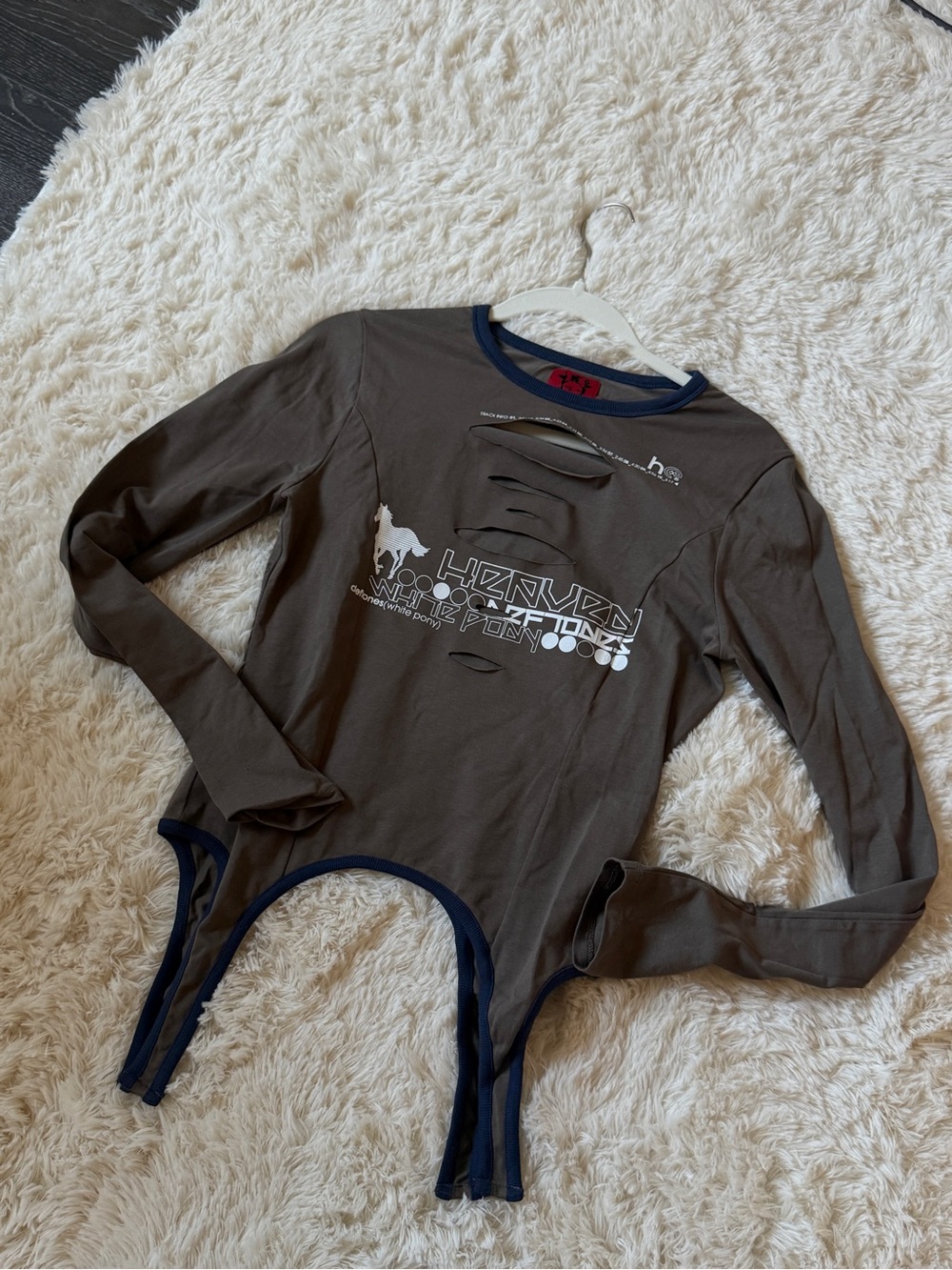 Marc Jacob’s Deftones Garter Long-Sleeve Top